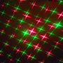 Laser décoratif vert et rouge multipoints