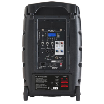 Façade arrière de l'enceinte sur batterie RACER-120 Evo de marque AUDIOPHONY