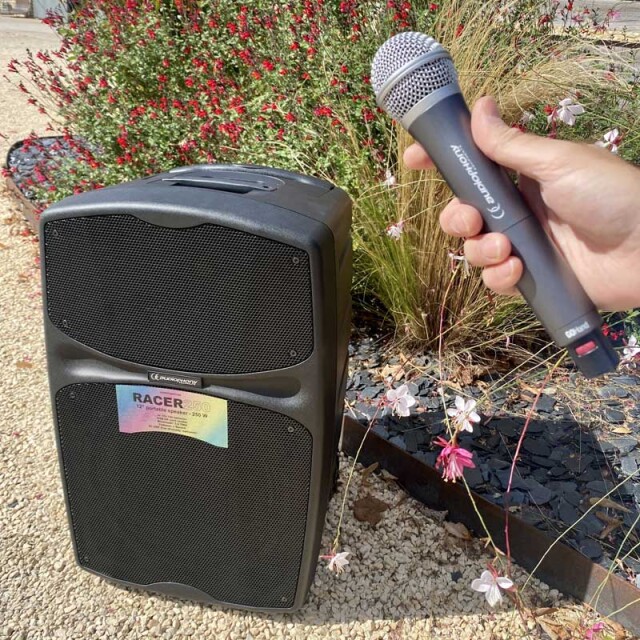 Sono portable sur batterie pour prises de paroles nomades