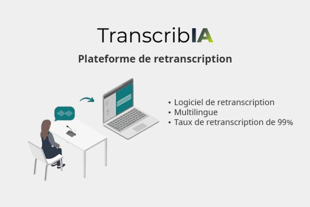 Gagnez du temps et boostez votre productivité avec une transcription audio en texte fiable, rapide et sécurisée.