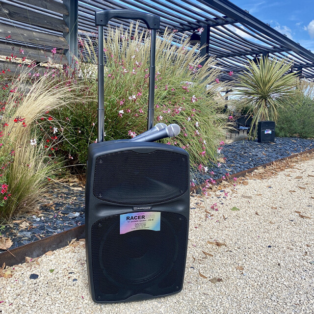 Modèle Racer250 Evo Audiophony avec double Micros HF mains