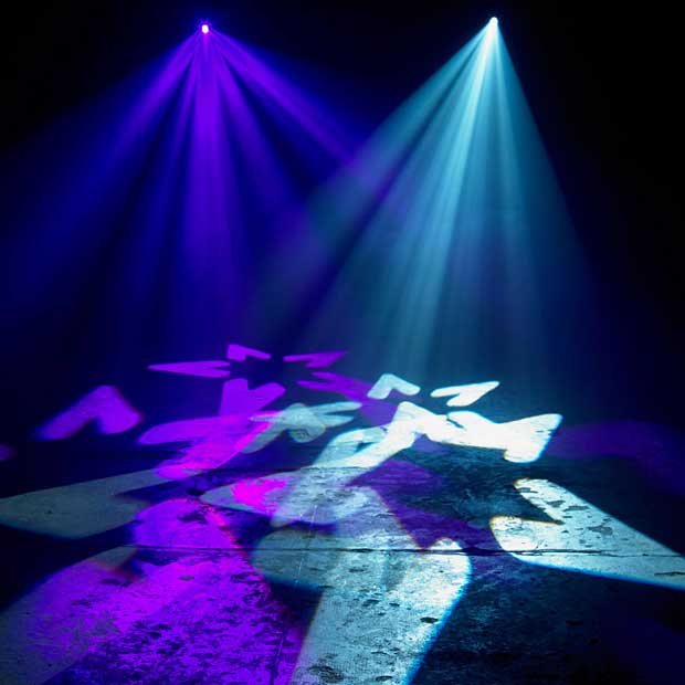 Lyre LED Moving Head Jeux Lumiere Disco de Scène Tête Mobile DMX512  ÉCLAIRAGE pour Noël, Halloween, Fête, DJ, Soirée club