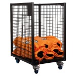 Acheter CHARIOT POUR BACKDROPS H90CM, Chariot de Transport Demi-Hauteur pour Pendrillons Pipe & Drape - WENTEX