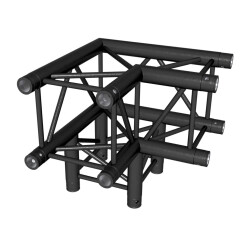 Acheter QUATRO-A02 BLK, ANGLE STRUCTURE ALU CARRÉE CHARGE LOURDE CONTESTAGE