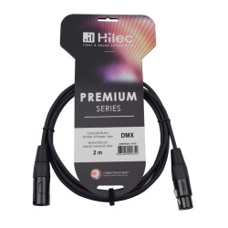 Acheter CDMXPRO/2B, CORDON DMX PRO 3P XLR REAN NOIR 2 M HILEC