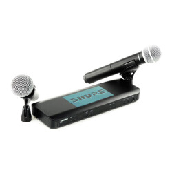 Acheter BLX288E-PG58, SYSTÈME HF DOUBLE SHURE BLX288E AVEC 2 MICROS MAIN CAPSULES PG58 SHURE