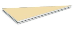 Acheter PRATICABLE BOIS BRUT - TRIANGLE 200X100 GAUCHE, PLATEAU DE SCÈNE MODULAIRE STAGE82