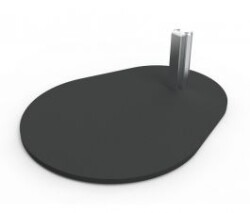 Acheter T4 EMBASE PLEINE ANTHRACITE, SOCLE DE STABILISATION POUR MÂT ECLAIRAGE NOMADE INNLED