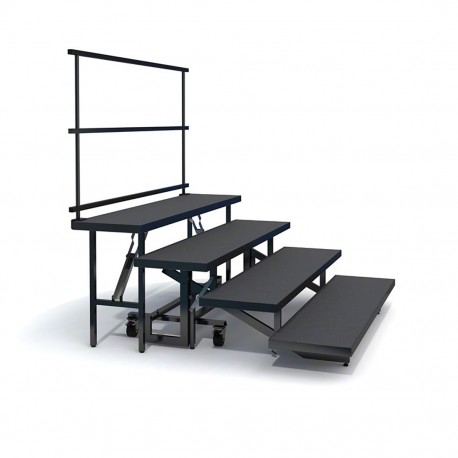 Acheter STAGING MOBILE 4 NIVEAUX DROIT MOQUETTE, ESTRADE CHORALE COMPACTE INTELLISTAGE au meilleur prix sur LEVENLY.com