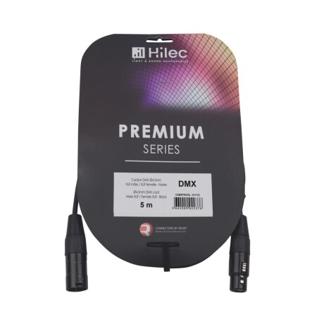 Acheter CDMXPRO/5B, CORDON DMX PRO 3P XLR REAN NOIR 5 M HILEC au meilleur prix sur LEVENLY.com