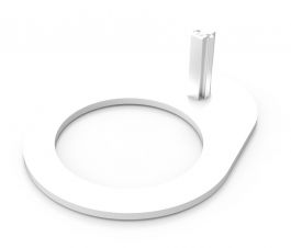 Acheter T4 EMBASE AJOURÉE BLANCHE, SOCLE DE STABILISATION POUR MÂT ECLAIRAGE NOMADE INNLED au meilleur prix sur LEVENLY.com