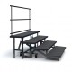 Acheter STAGING MOBILE 4 NIVEAUX ANGLE MOQUETTE, ESTRADE CHORALE COMPACTE INTELLISTAGE au meilleur prix sur LEVENLY.com