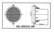 CSL-305HP ENCASTRABLE / PROJECTEUR RONDSON