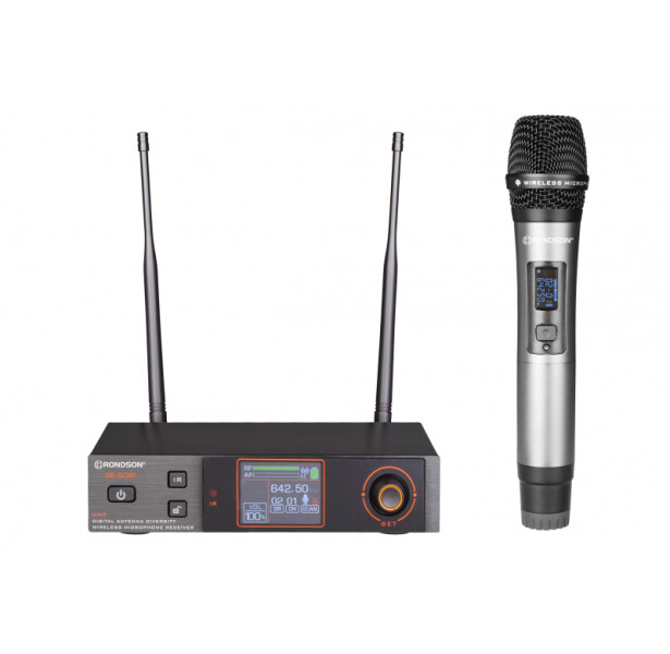 Système de Microphone sans Fil Adaptateur Micro XLR, Récepteur émetteur de  Microphone sans Fil avec écran LCD Clair pour Mélangeur Audio, Système de