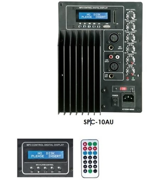 SPC-10AU Enceinte avec USB et télécommande